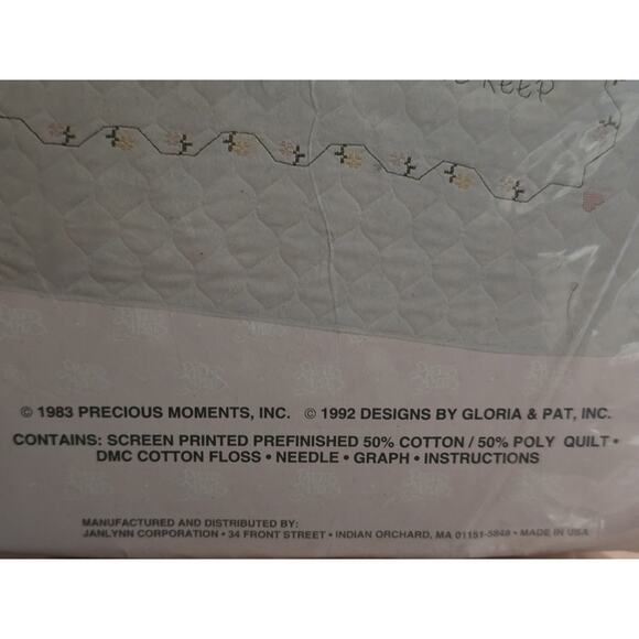 Precious Moments Baby's Arrival Quilt Cross Stitch Kit 34"x43" 131-0001 Sealed - Picture 5 of 6